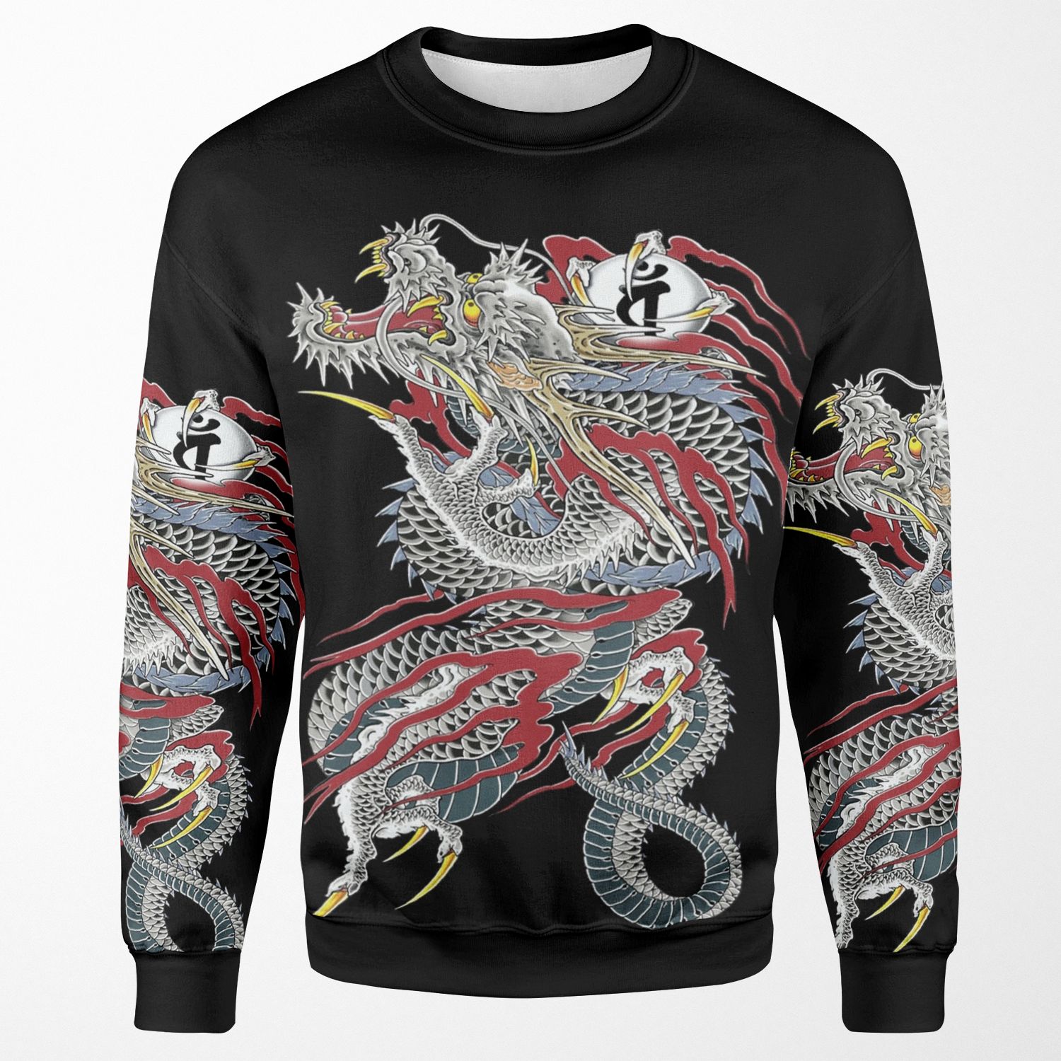 Kiryu Kazuma Dragon Of Dojima Yakuza All-over-print Unisex Sweatshirt
