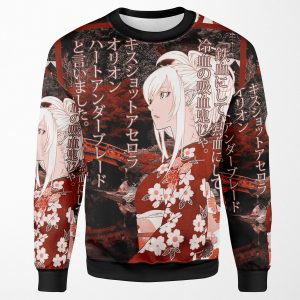 Kiss Shot Yukata All-over-print Unisex Sweatshirt
