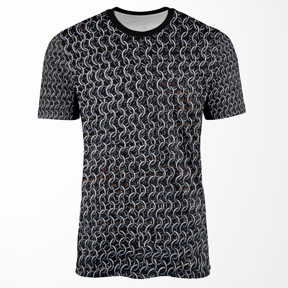 Knight Chainmail Armor All-over-print T-shirt