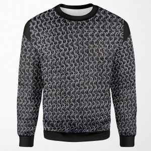 Knight Chainmail Armor All-over-print Unisex Sweatshirt