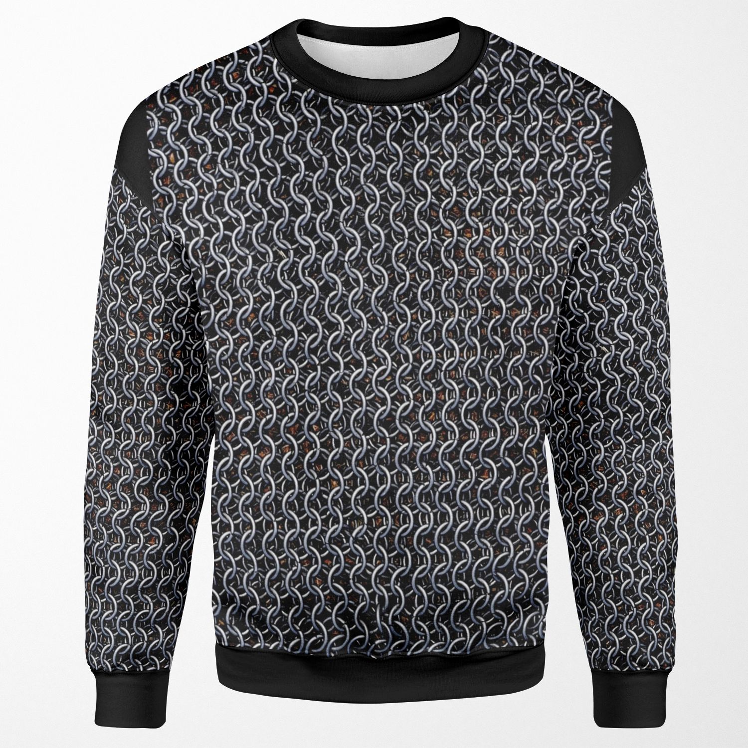 Knight Chainmail Armor All-over-print Unisex Sweatshirt