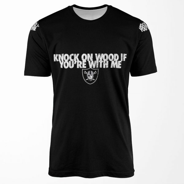 Knock On Wood If You Re With Me All-over-print T-shirt