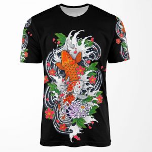 Koi Fish Pond All-over-print T-shirt