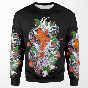 Koi Fish Pond All-over-print Unisex Sweatshirt