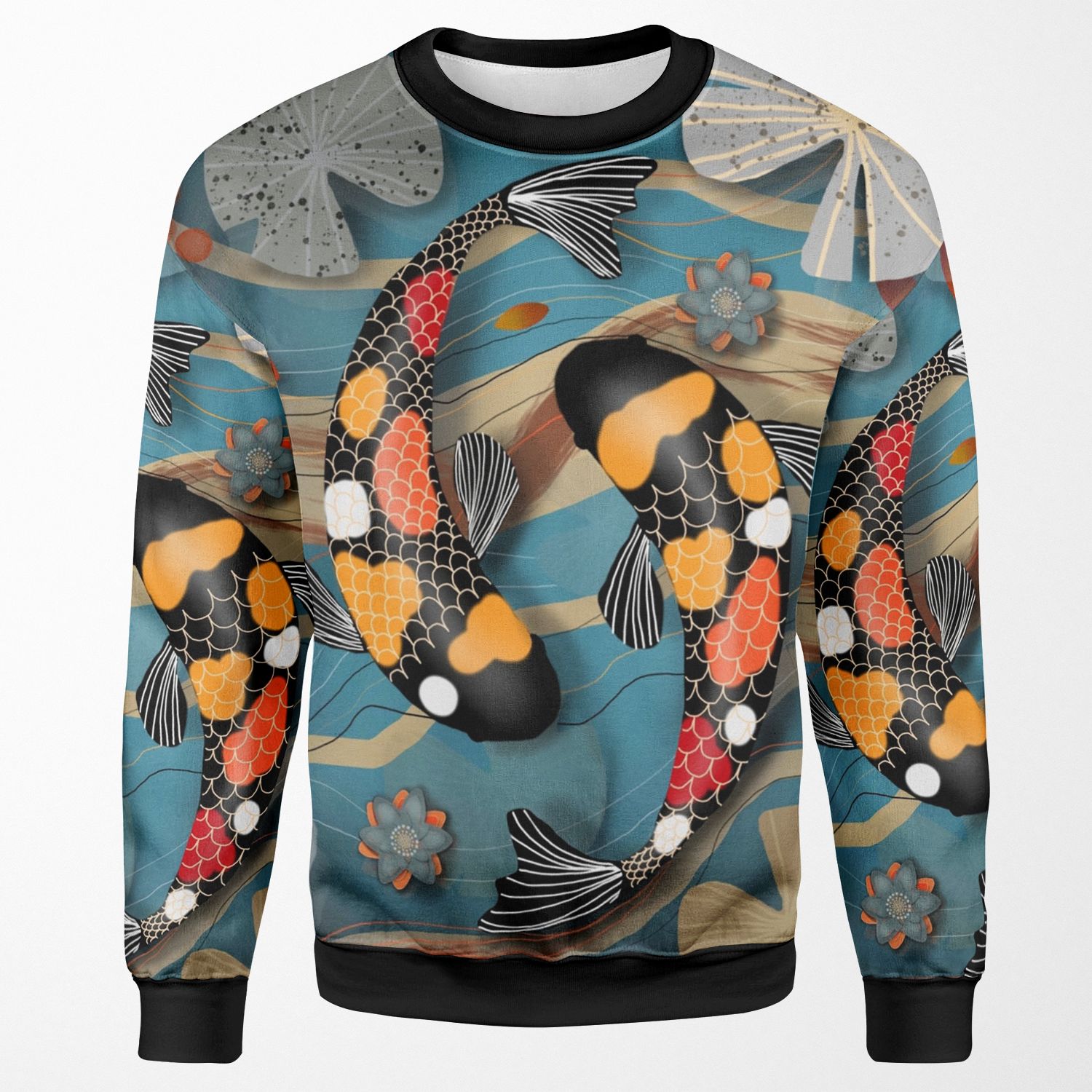 Koi Watergarden All-over-print Unisex Sweatshirt