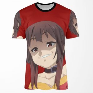 Konosuba Megumin Smug Face All-over-print T-shirt