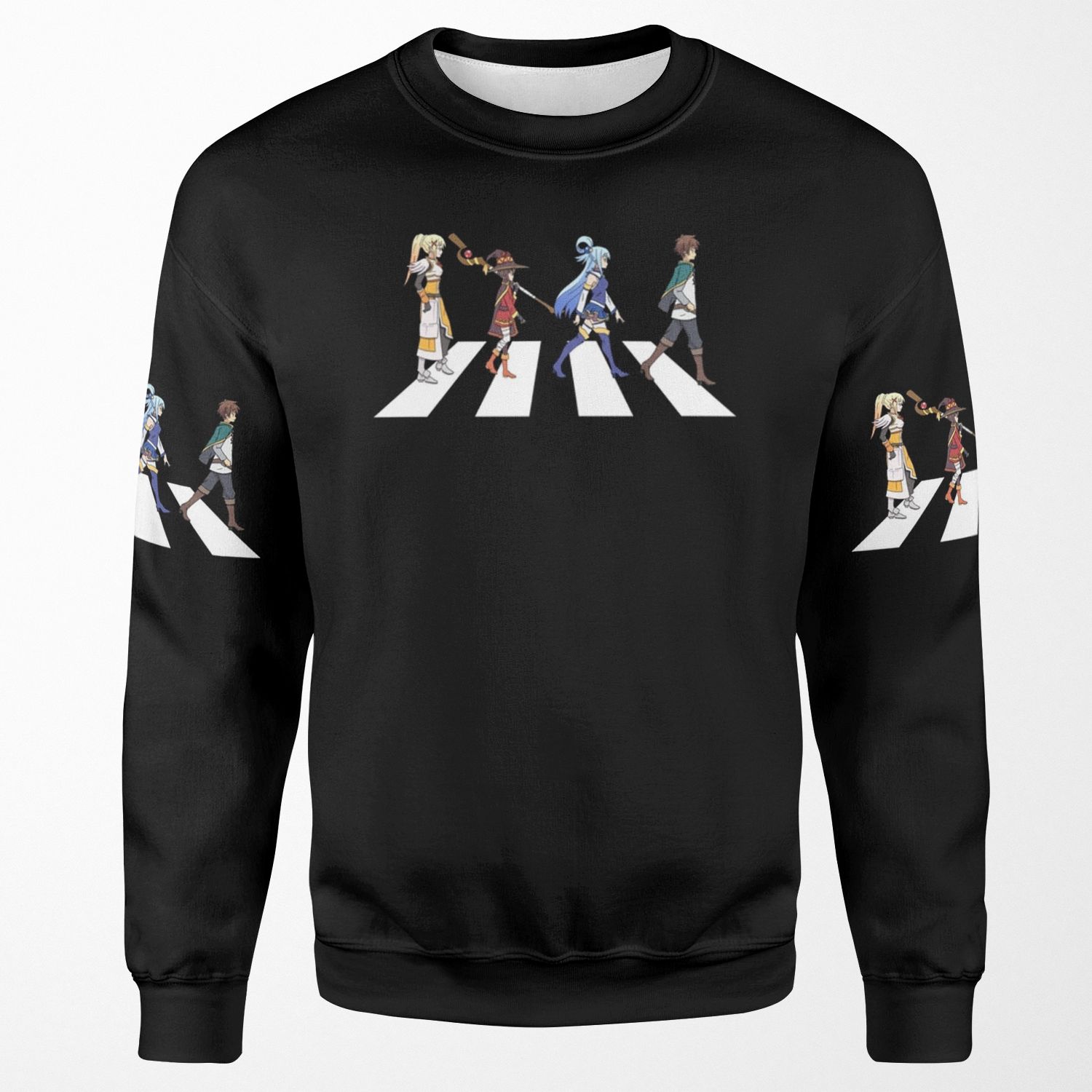 Konosuba Road All-over-print Unisex Sweatshirt