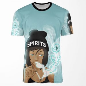 Korra In High Spirits All-over-print T-shirt