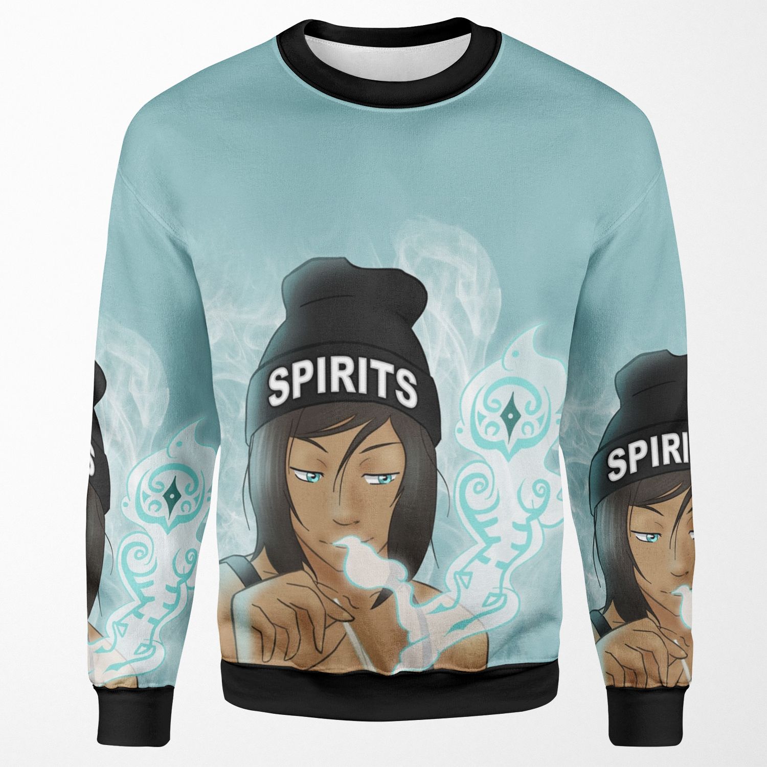 Korra In High Spirits All-over-print Unisex Sweatshirt