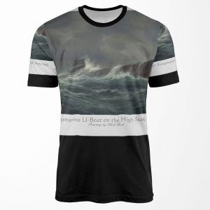 Kriegsmarine U Boat On The High Seas 1943 All-over-print T-shirt