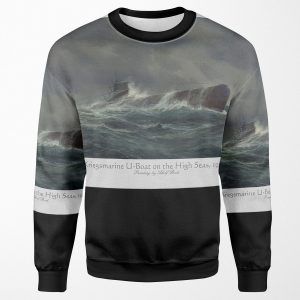 Kriegsmarine U Boat On The High Seas 1943 All-over-print Unisex Sweatshirt