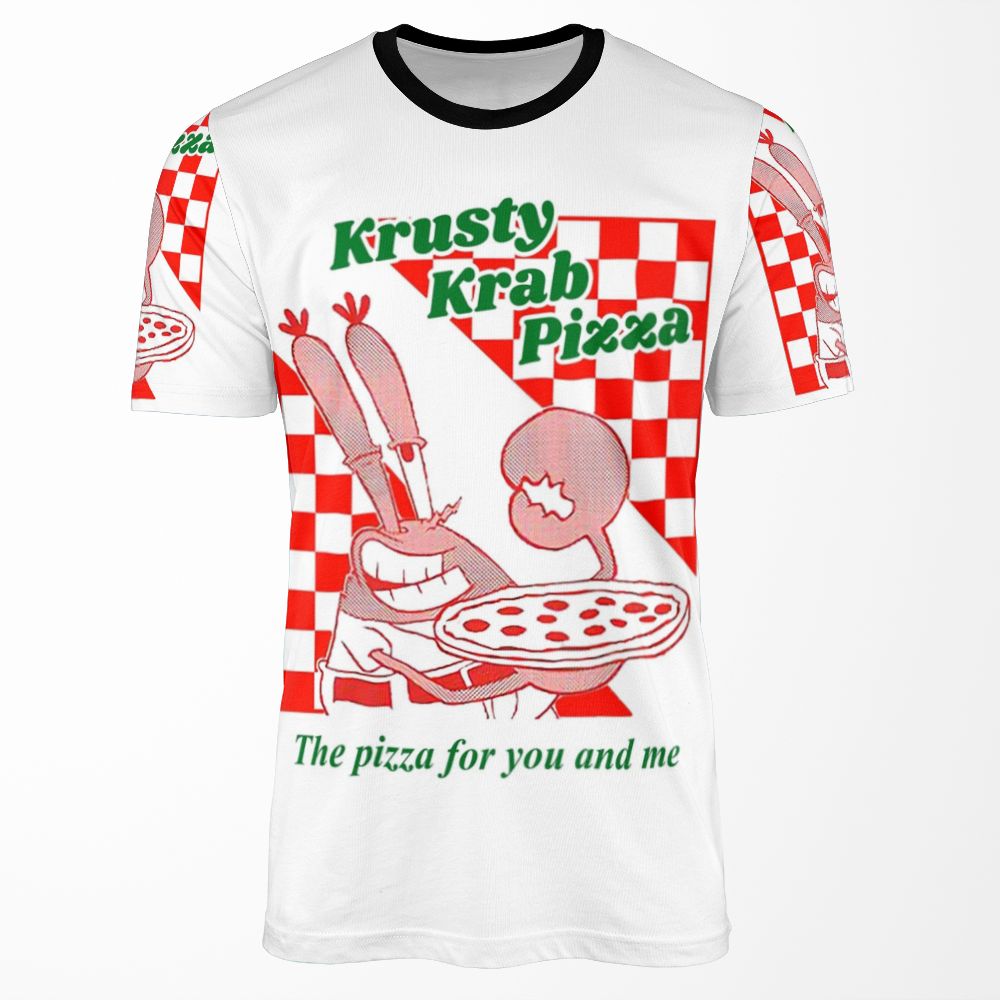 Krusty Krab Pizza All-over-print T-shirt