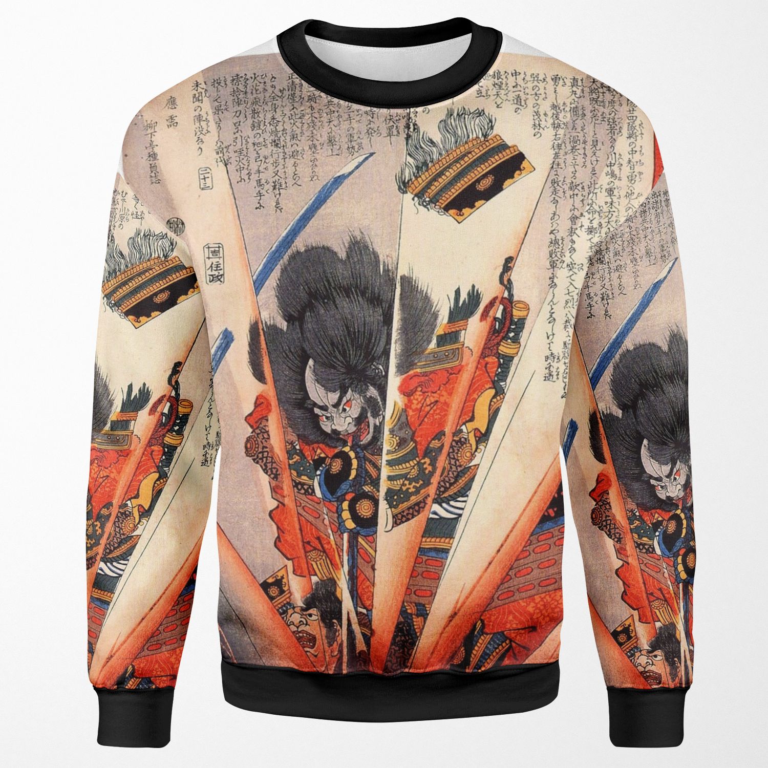 Kuniyoshi Samurai Print All-over-print Unisex Sweatshirt