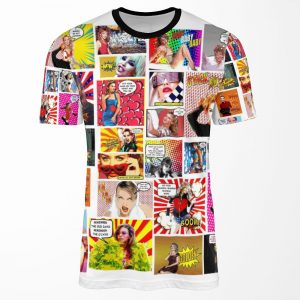 Kylie Minogue Even More Pow Wow K35 All-over-print T-shirt