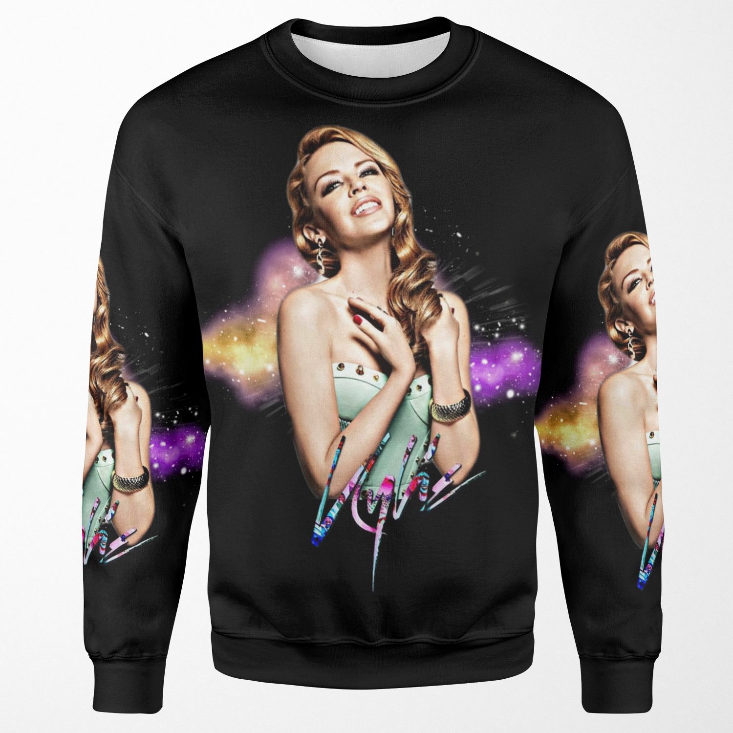 Kylie Minogue Galaxy All-over-print Unisex Sweatshirt