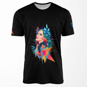 Kylie Minogue Neon Goddess All-over-print T-shirt
