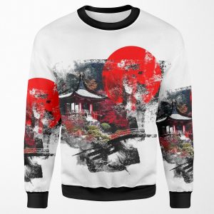 Kyoto Abstract All-over-print Unisex Sweatshirt