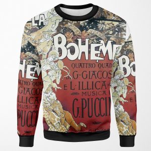 La Boheme Vintage All-over-print Unisex Sweatshirt