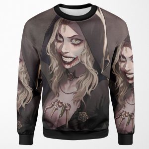 Lady Dimitrescu S Daughter From Re Village All-over-print Unisex Sweatshirt