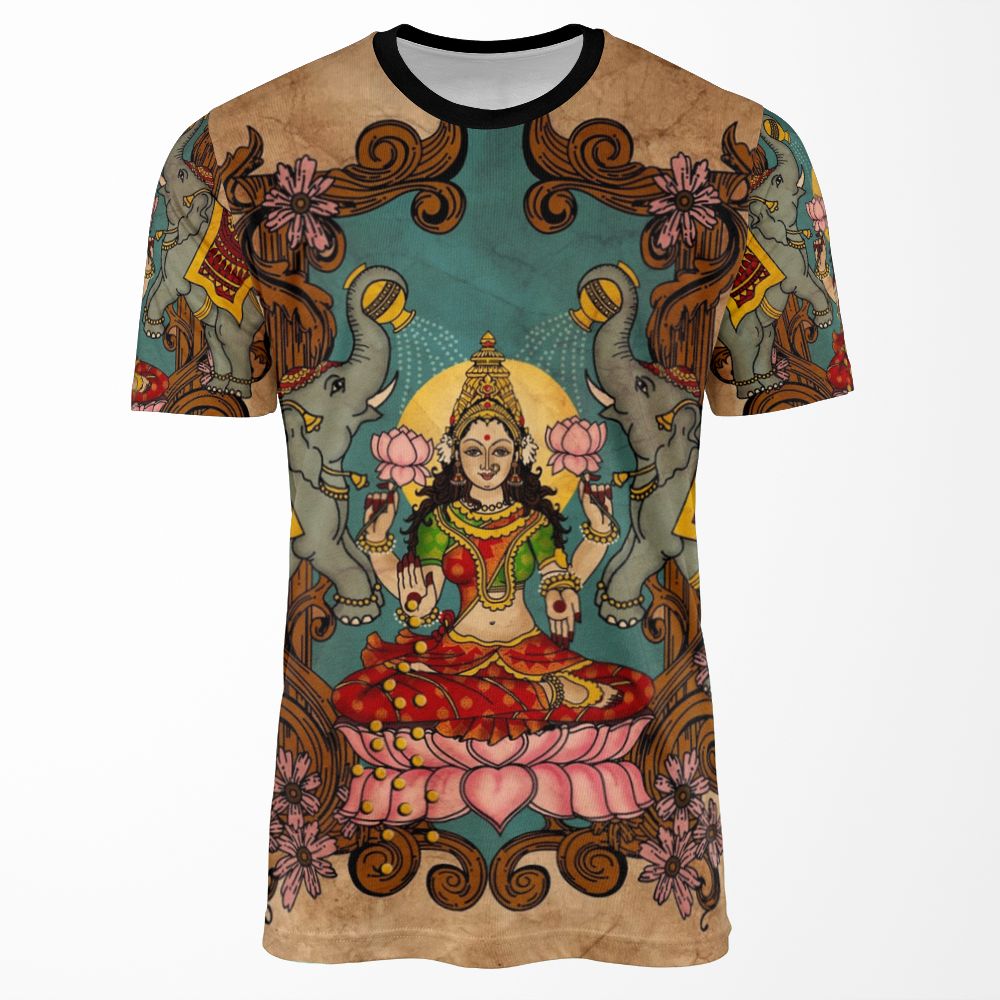 Lakshmi Godess Of Wealth All-over-print T-shirt