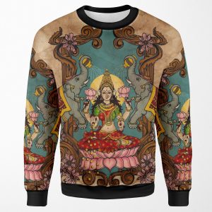 Lakshmi Godess Of Wealth All-over-print Unisex Sweatshirt