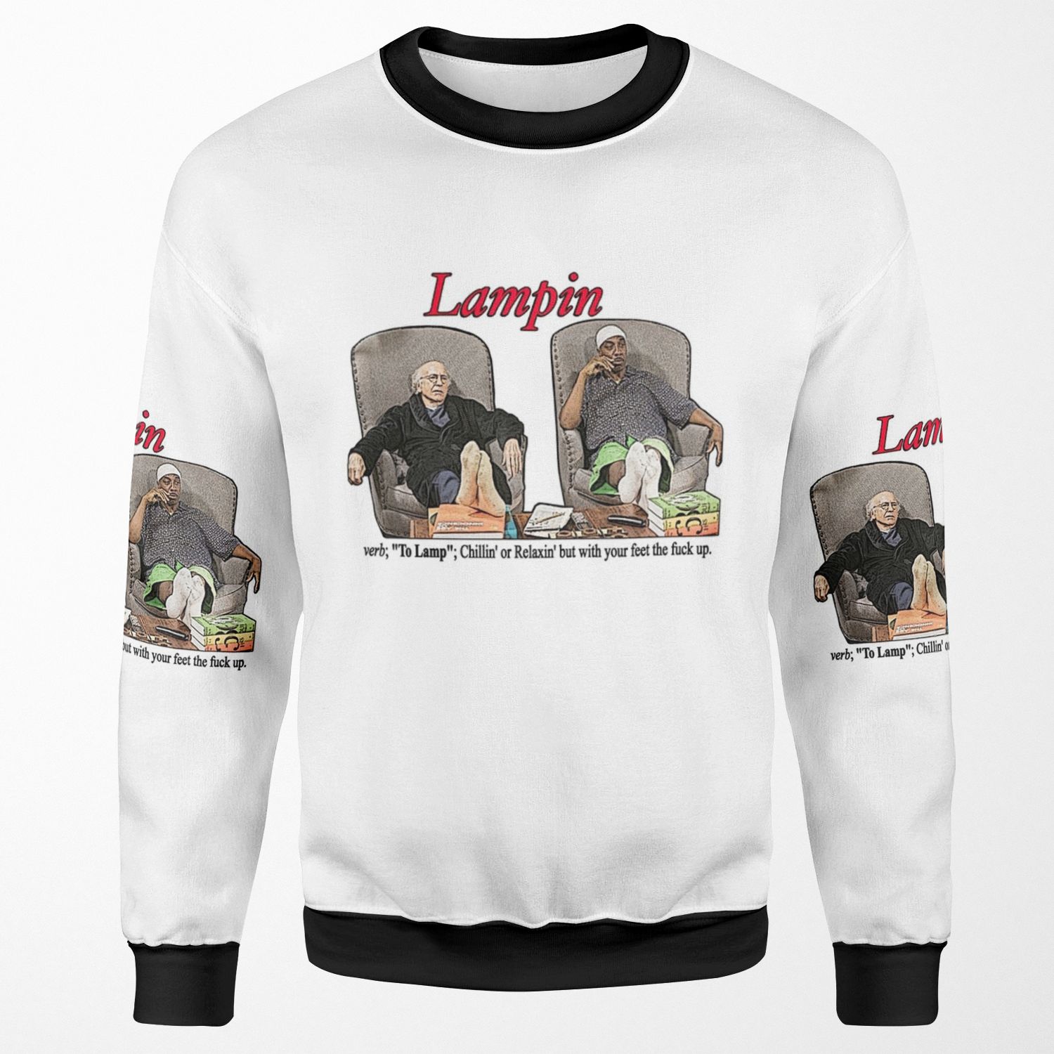 Lampin Curb Your Enthusiasm Classic Short Sleeve T Shirt All-over-print Unisex Sweatshirt