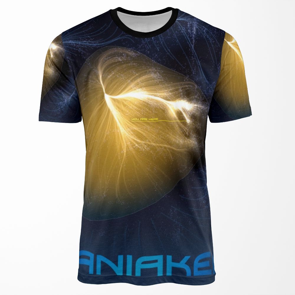 Laniakea You Are Here Version 2 All-over-print T-shirt