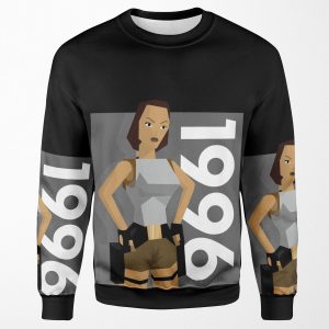 Lara Croft 1996 All-over-print Unisex Sweatshirt