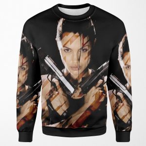 Lara Croft Tomb Raider Angelina Jolie All-over-print Unisex Sweatshirt