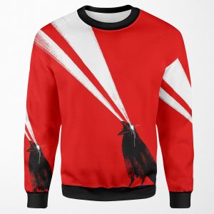 Laser Crow All-over-print Unisex Sweatshirt