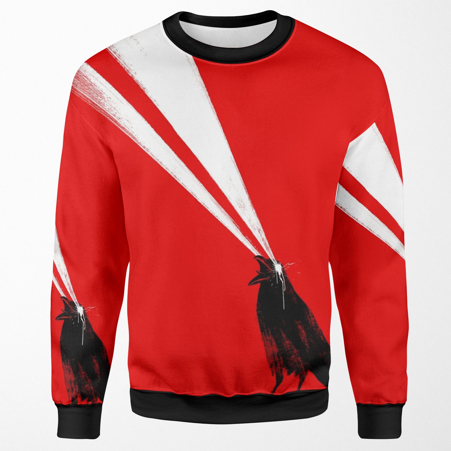 Laser Crow All-over-print Unisex Sweatshirt