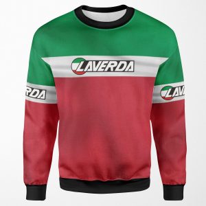 Laverda Logo On Italian Flag All-over-print Unisex Sweatshirt