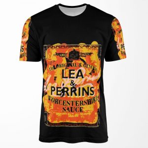 Lea And Perrins Worcestershire Sauce Label All-over-print T-shirt