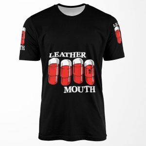 Leatherm%C3%B8Uth Logo Pills All-over-print T-shirt