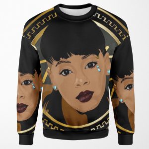 Left Eye Deadfamous Tlc All-over-print Unisex Sweatshirt