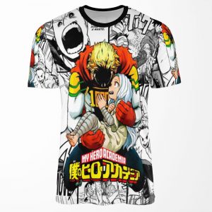Lemillion Boku No Hero Manga Style Poster All-over-print T-shirt