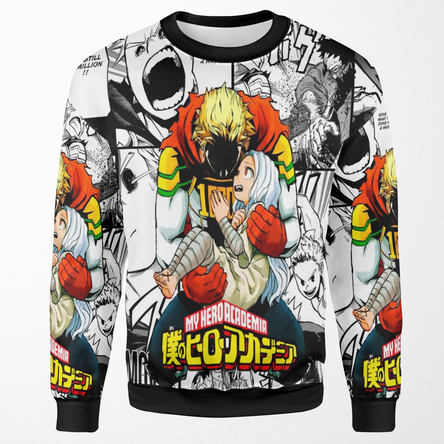 Lemillion Boku No Hero Manga Style Poster All-over-print Unisex Sweatshirt