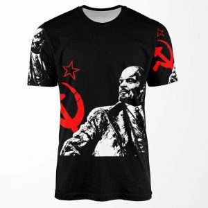 Lenin Red Star All-over-print T-shirt