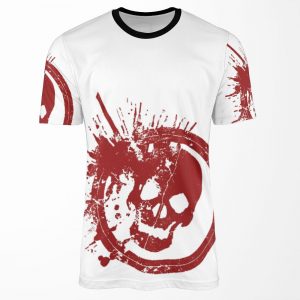 Leon Kuwata Skull All-over-print T-shirt