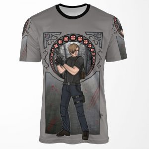 Leon S Kennedy All-over-print T-shirt