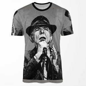 Leonard Cohen All-over-print T-shirt