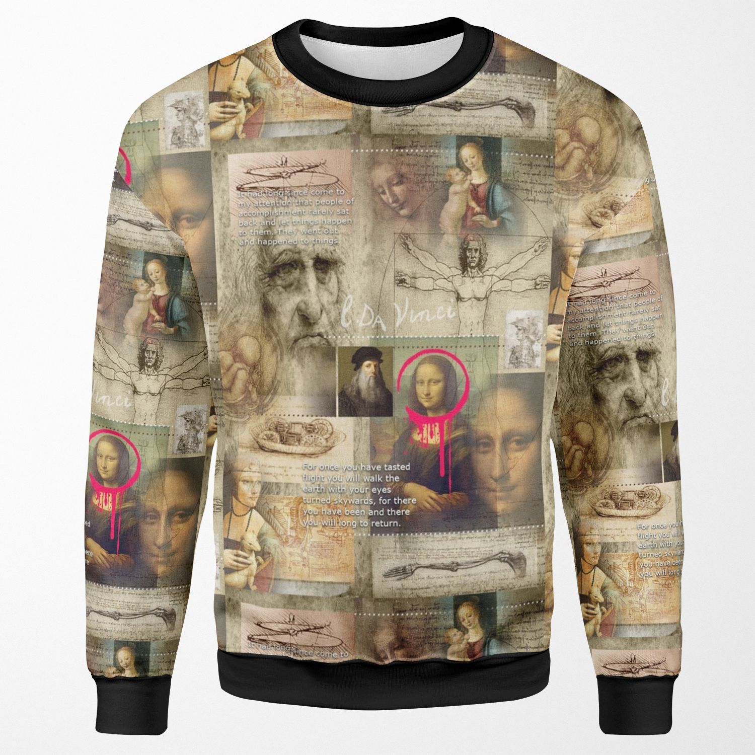 Leonardo Da Vinci All-over-print Unisex Sweatshirt