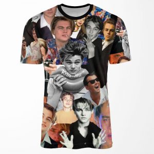 Leonardo Dicaprio Collage All-over-print T-shirt