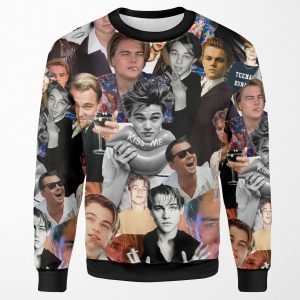 Leonardo Dicaprio Collage All-over-print Unisex Sweatshirt