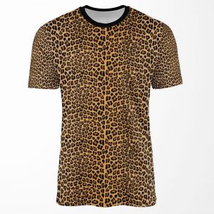 Leopard Print All-over-print T-shirt
