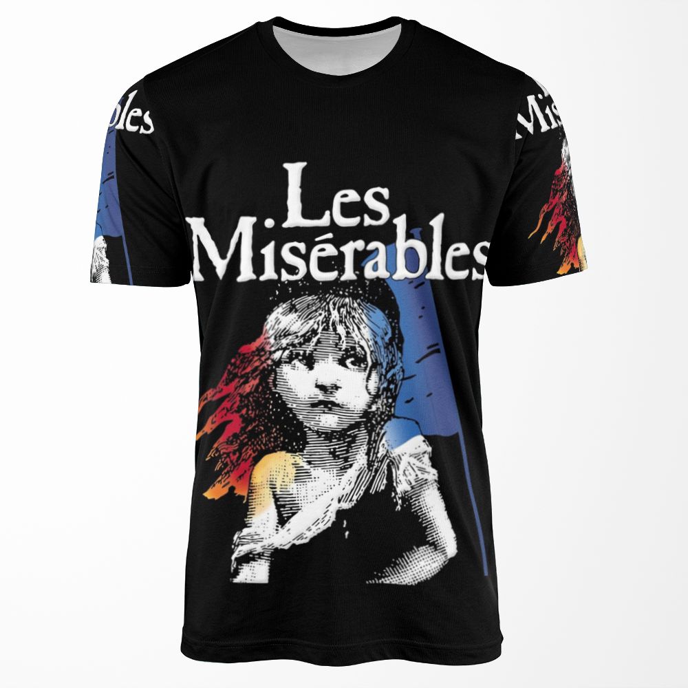 Les Miserables Les Miserables All-over-print T-shirt