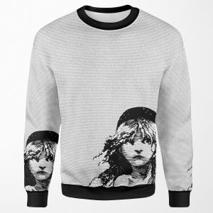 Les Miserables Musical Full Script Lyrics All-over-print Unisex Sweatshirt