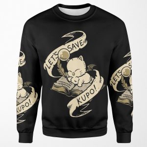 Let S Save Kupo All-over-print Unisex Sweatshirt