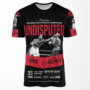Lewis Vs Holyfield Undisputed Boxing All-over-print T-shirt