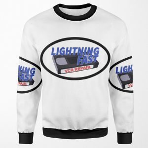 Lightning Fast Vcr Repair Logo All-over-print Unisex Sweatshirt